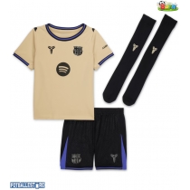 Barcelona Alejandro Balde #3 Bortedraktsett Barn 2025-26 Kortermet (+ Korte bukser)